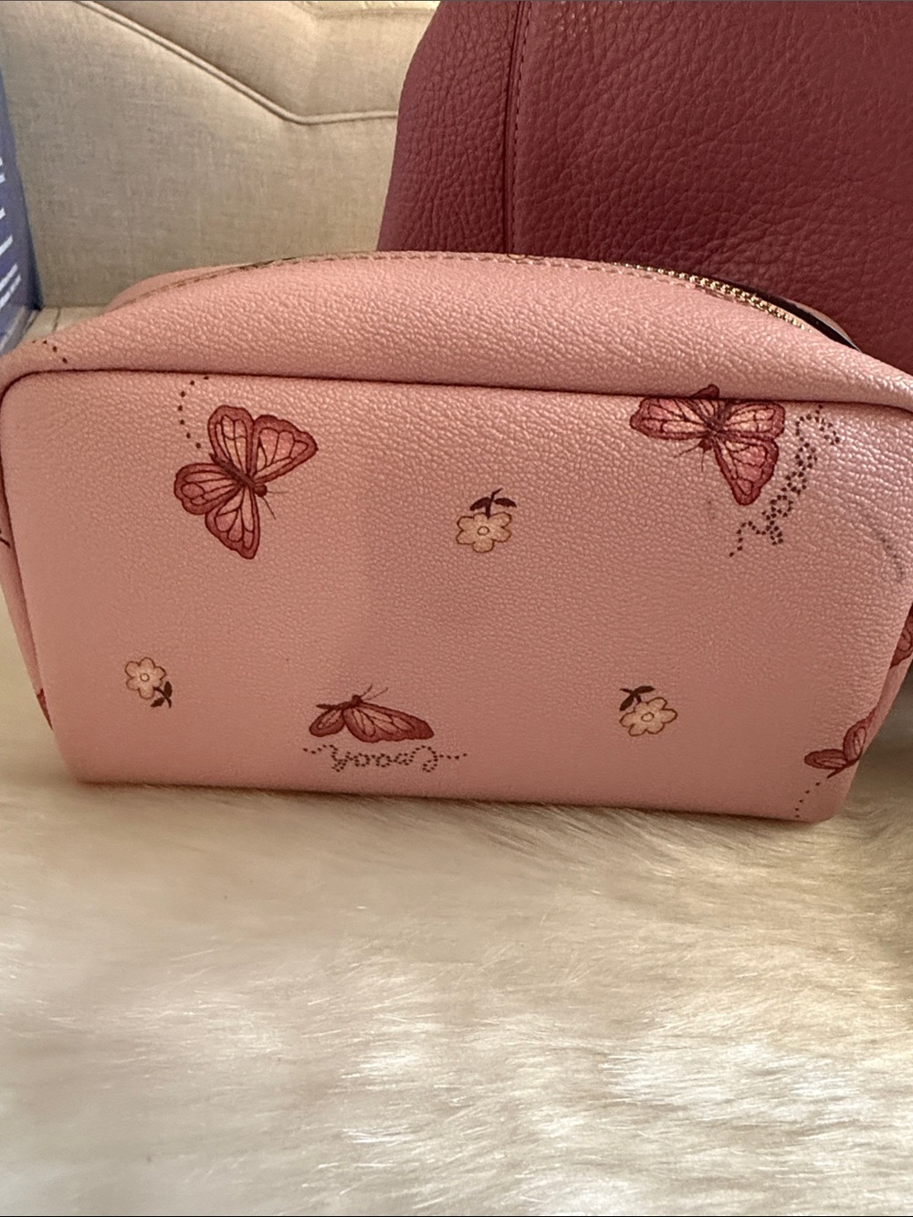 Coach Erin Peony Shoulder Bag, Coach Slim Envelope Peony Wallet & Coach Cosmetic - Picture 3 of 11